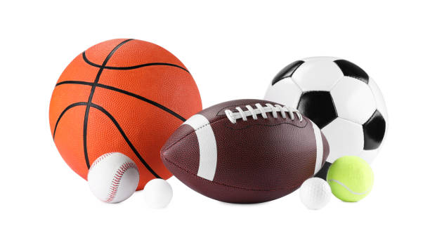 istock Many different sports balls isolated on white 2195351916