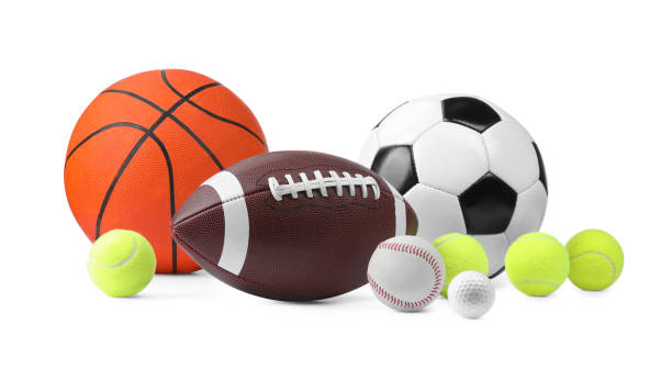 istock Many different sport balls isolated on white 2195351930