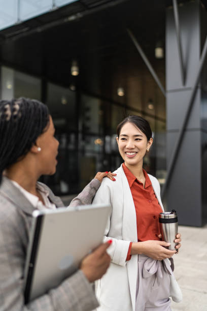 istock Colleagues discussing work outdoors 2195355395