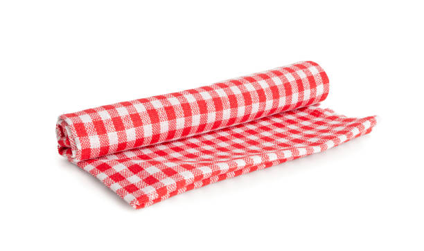 istock Picnic Table Cloth, Checkered Napkin, Red White Tablecloth, Kitchen Towel, Restaurant Dishcloth 2195355991