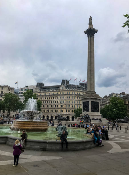 London United Kingdom - July 10, 2024: the concert preparations at Trafalgar Square, Westminster.