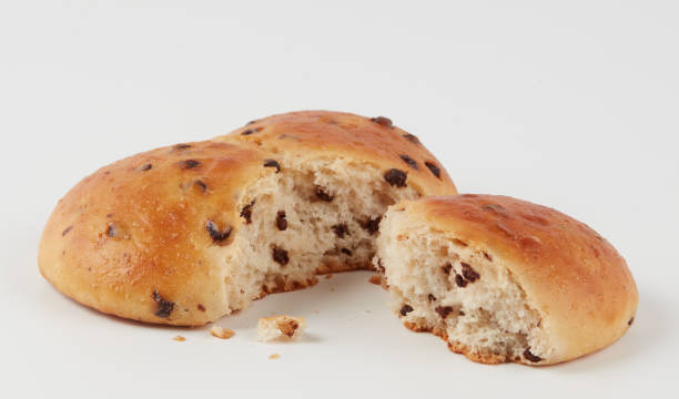 istock Freshly baked bread isolated nature background with clipping path 2195378983