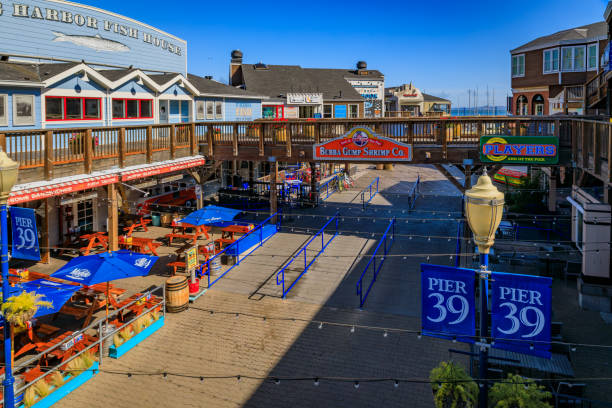 San Francisco, United States - November 25, 2022: A picture of the Pier 39 marina.