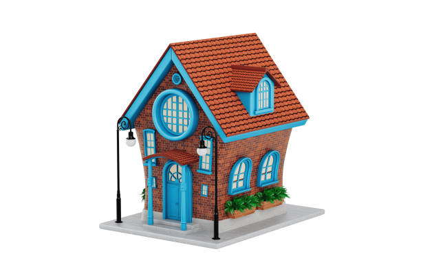 house model 3d render