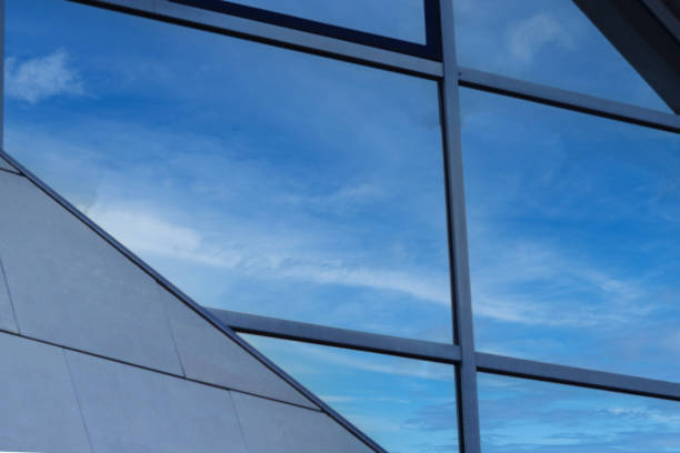 istock Windows of a large modern business center. 2195406556