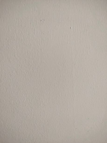 istock Close-up of textured off-white wall background. 2195406950