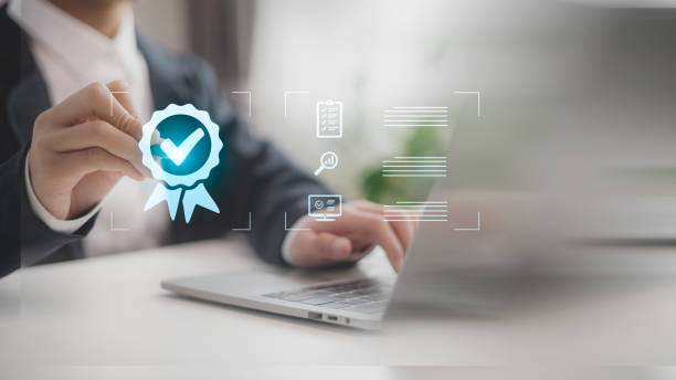 istock Digital checklist and quality verification systems for business success. Ensure compliance and efficiency through audit, certification, and performance management in professional settings. 2195407597