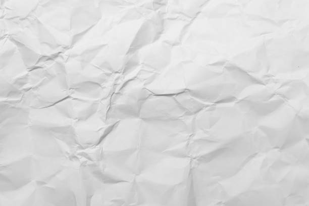 istock White Paper Texture background. Crumpled white paper abstract shape background with space paper recycle for text 2195409667