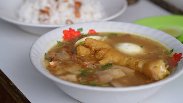 istock Chicken feet soup or Soto Ceker Ayam 2195410261