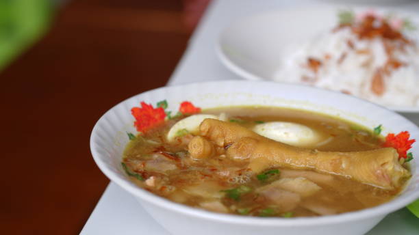 istock Chicken feet soup or Soto Ceker Ayam 2195410274