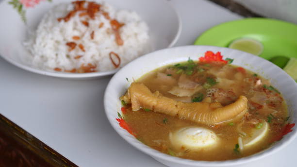 istock Chicken feet soup or Soto Ceker Ayam 2195410275