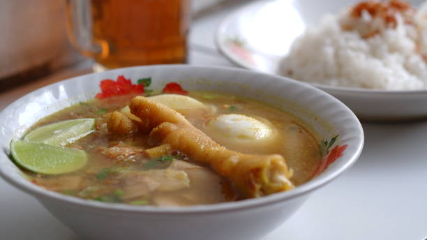 istock Chicken feet soup or Soto Ceker Ayam 2195411683