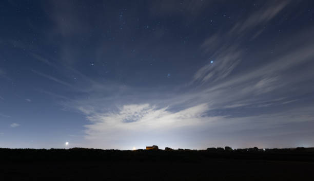 istock Night Sky in East Flanders 2195412763