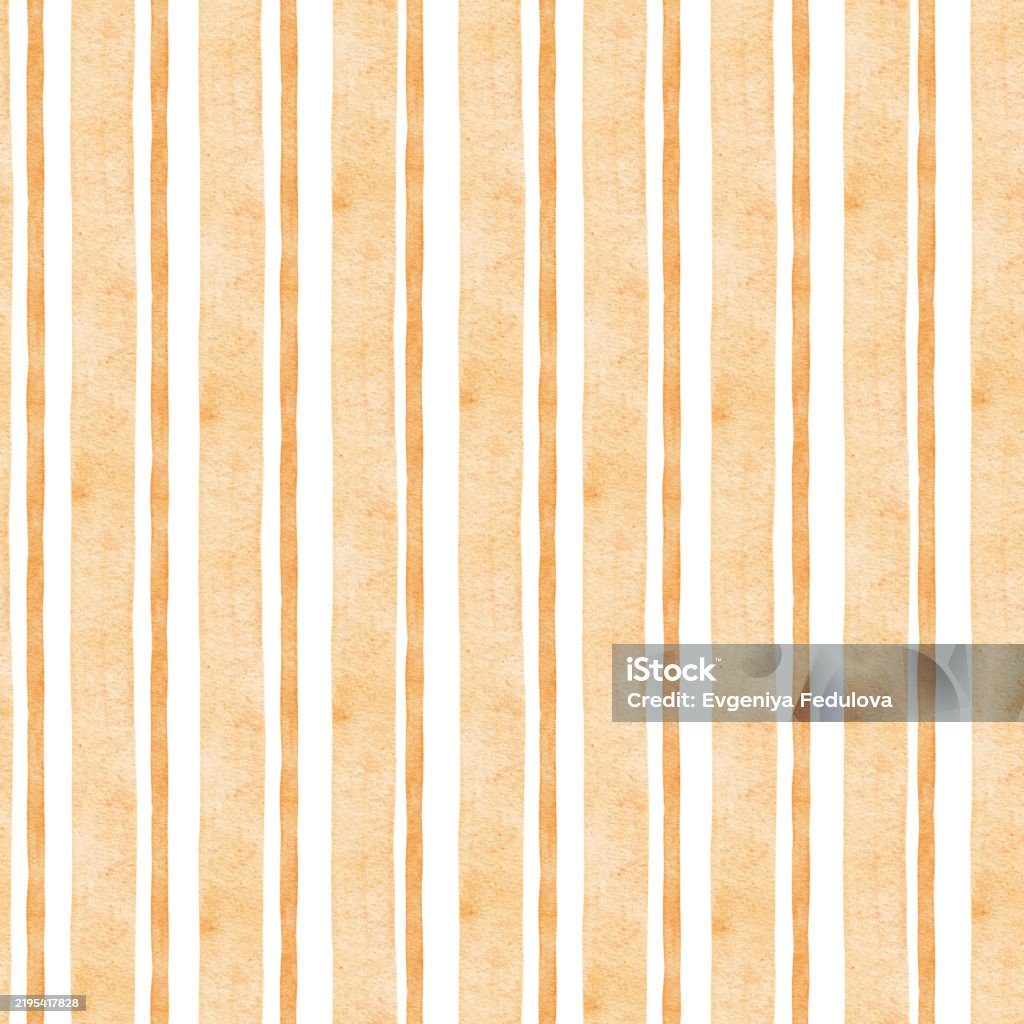 Orange stripes. Watercolor hand drawn seamless surface pattern design with orange strokes. Geometric Abstract print. Background for textile, wallpaper, scrapbooking, bedding, pajamas. Watercolor Painting stock illustration Orange stripes. Watercolor hand drawn seamless surface pattern design with orange strokes. Geometric Abstract print. Background for textile, wallpaper, scrapbooking, bedding, pajamas. Watercolor Painting stock illustration
