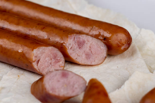 istock fried pork sausages on a wheat tortilla 2195421569