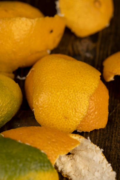 istock peeled orange ripe tangerines on the table 2195421896