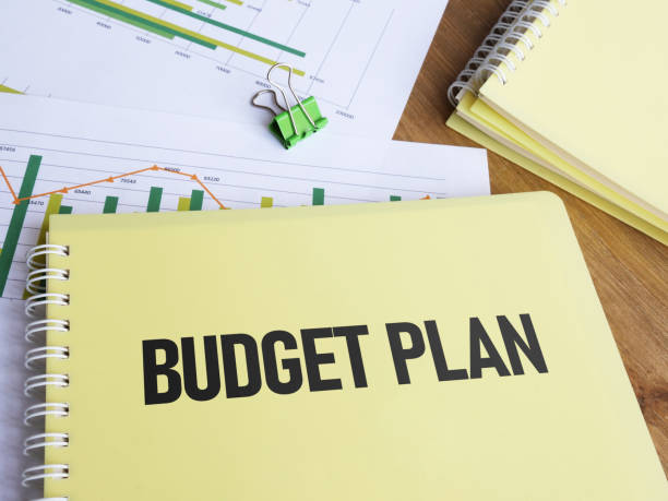 istock Budget Plan as business and financial concept 2195429412
