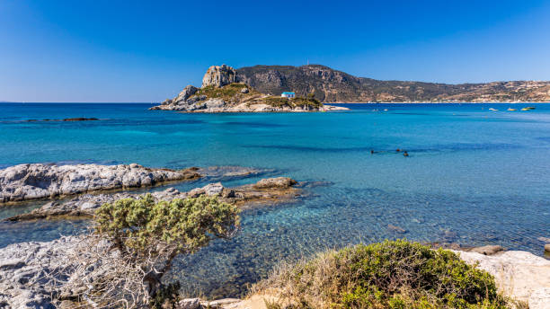 istock Agios Stefanos beach in kos 2195433234