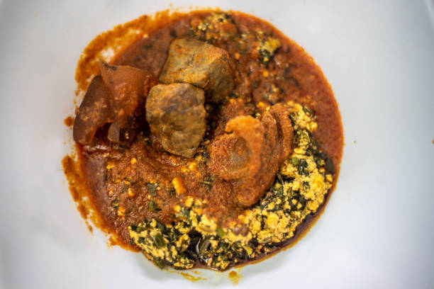 istock Vegetable soup and stew with liver and pommo 2195435168