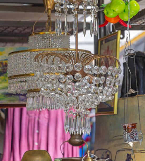 istock Crystal Chandelier Flea Market 2195437753