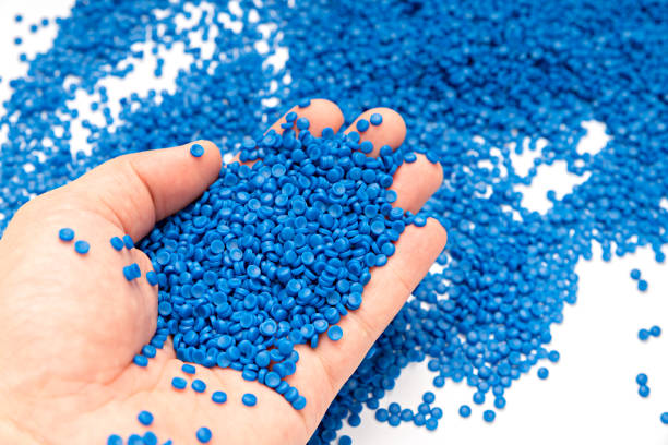 istock Produced from polymer plastic pellet factory. Petrochemical process for producing plastic pellet. Compound bead. polymerase chain reaction. 2195441211