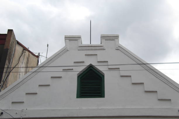 istock A close-up of an old building's gable 2195446748