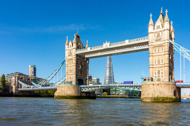 istock Tower bridge over Thames river in London, UK 2195449527