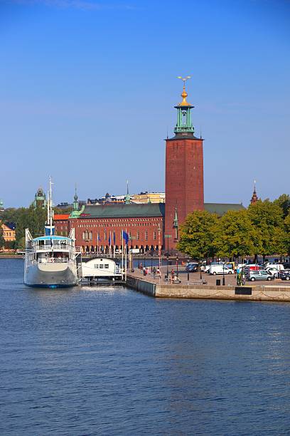 istock Stockholm sunny day city view 2195461969