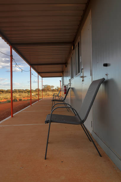 Modular, transportable, semi-mobile accommodation buildings. Mine, mining camp, Western Australian Outback. Fly in fly out jobs