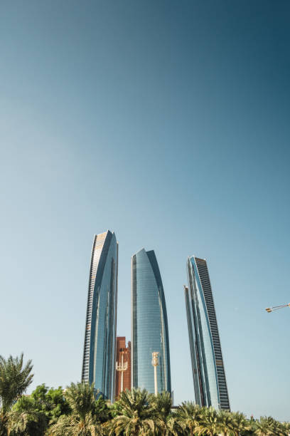 istock abu dhabi skyline at the day 2195468348