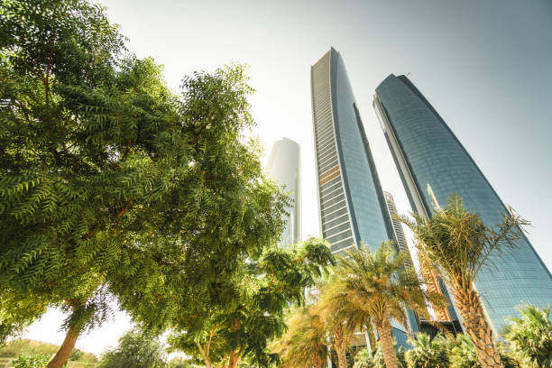 istock abu dhabi skyline at the day 2195468663