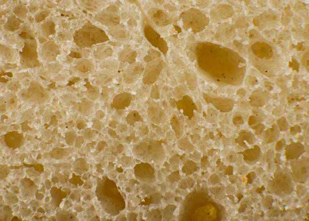 istock Detailed view of unique bread texture and structure 2195472923