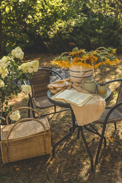 istock Bible on table in garden, morning prayer and worship 2195482462