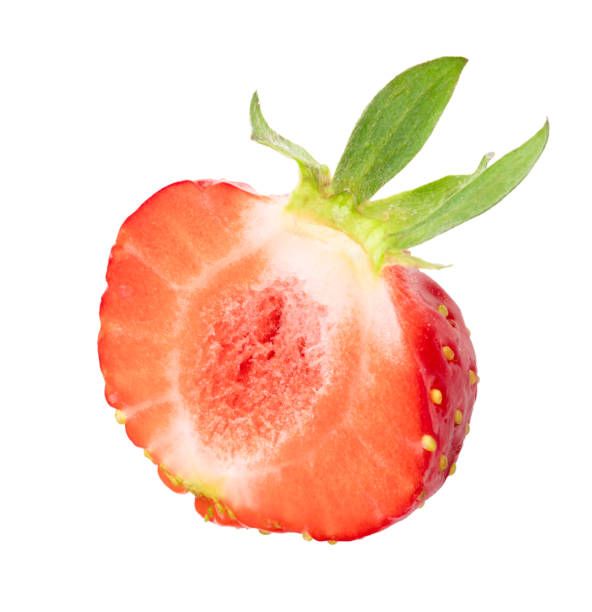 istock Fresh strawberry isolated on white background 2195483076