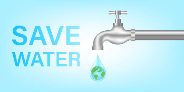istock Save Water or Water Conservation Concept. World Water Day and Environment day. 2195485973