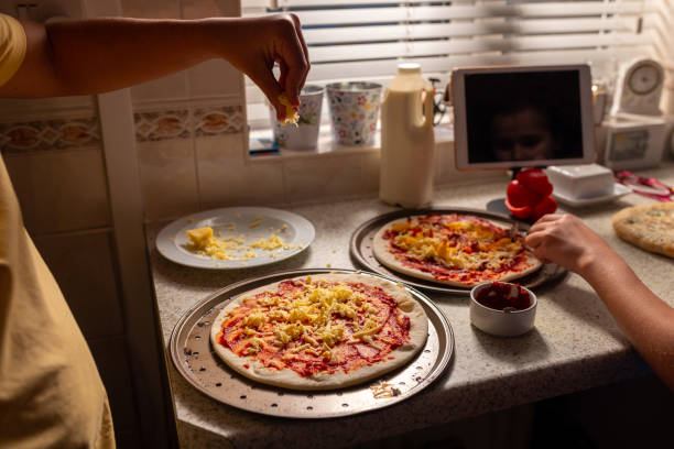 istock Making Homemade Pizza with Family 2195488822