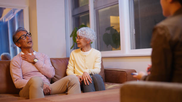 istock Senior Couple Engaged in a Counseling Session with a Therapist 2195495165