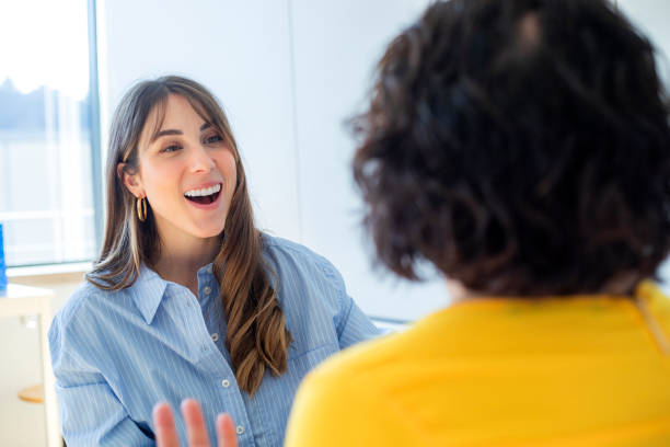 istock Female coworkers in the office 2195496368