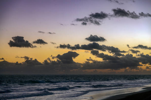 Clouds, sea, ocean, sand, water.
