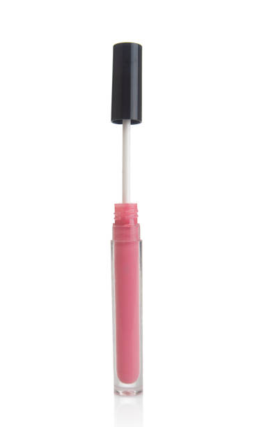 istock Pink lip gloss bottle isolated on a white background 2195507674