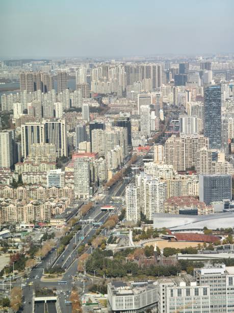 istock Panoramic view of Nanjing, Jiangsu Province, China 2195513048