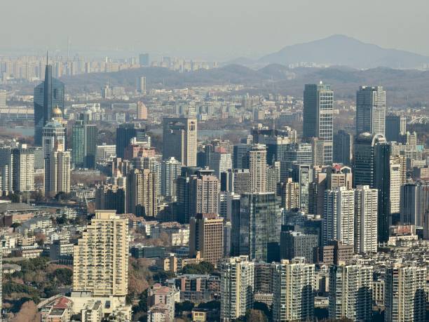 istock Panoramic view of Nanjing, Jiangsu Province, China 2195513099