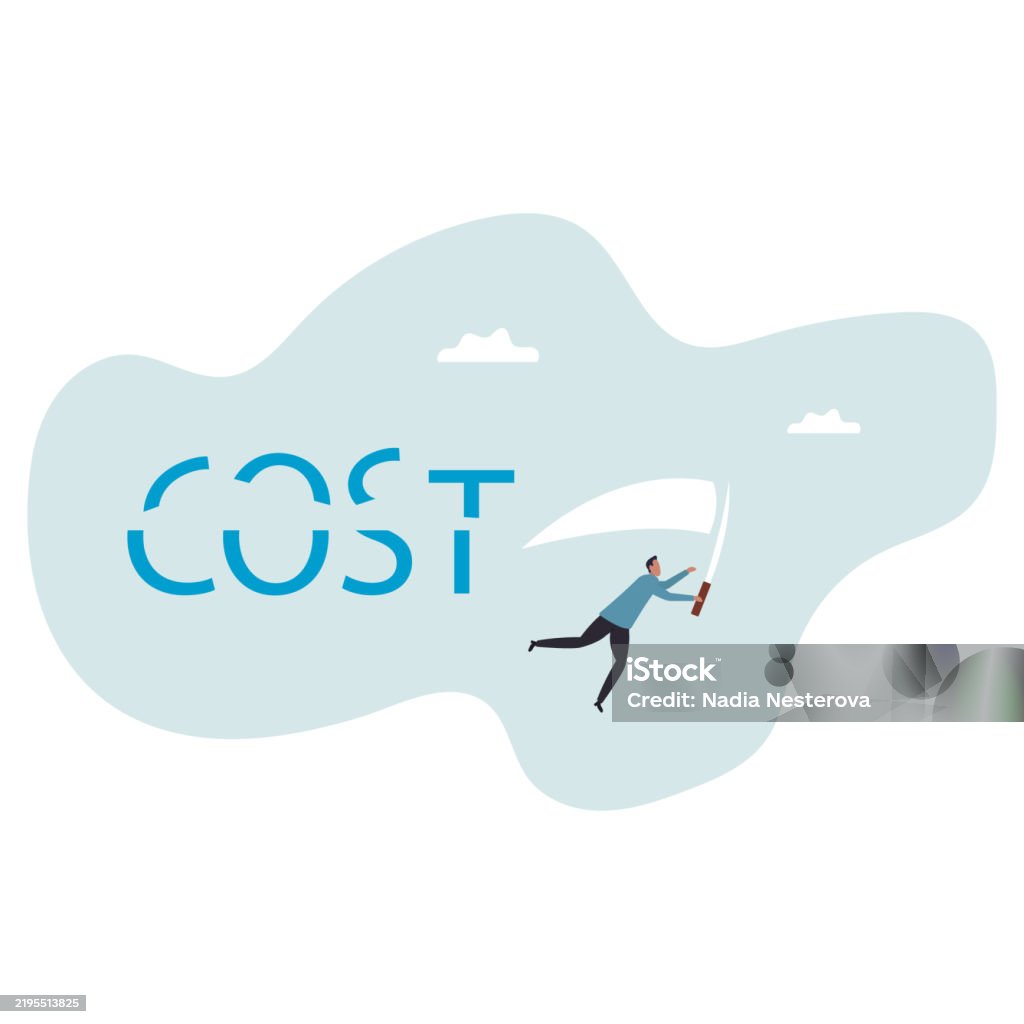 Cost Saving Idea Cost Reduction Or Decrease Expense Financial Or ...
