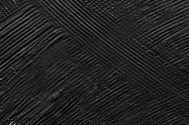 The texture of black mascara.