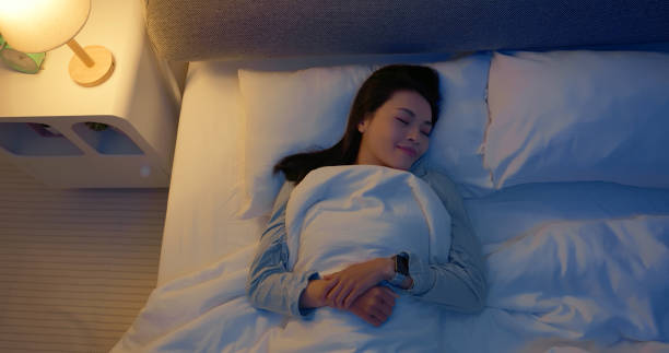 istock asian woman good sleep quality 2195514147