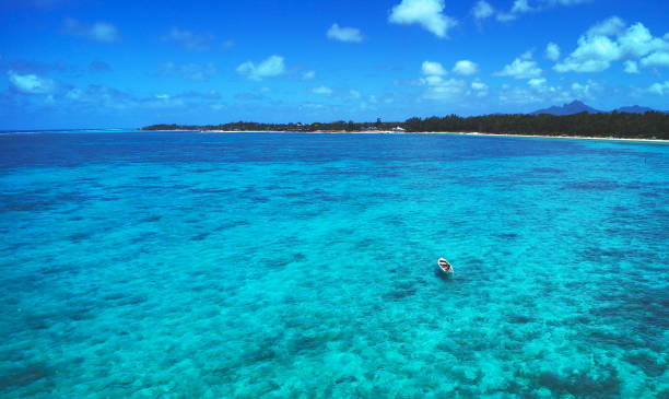 Fishing off the Coast of Belle Mare, Mauritius
