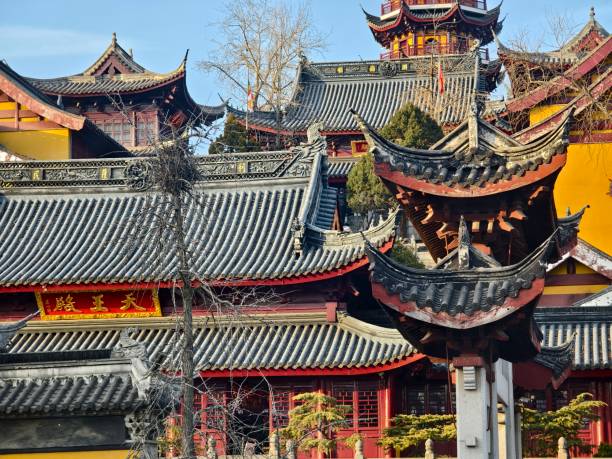 istock Jiming Temple, Nanjing, Jiangsu Province, China 2195521884