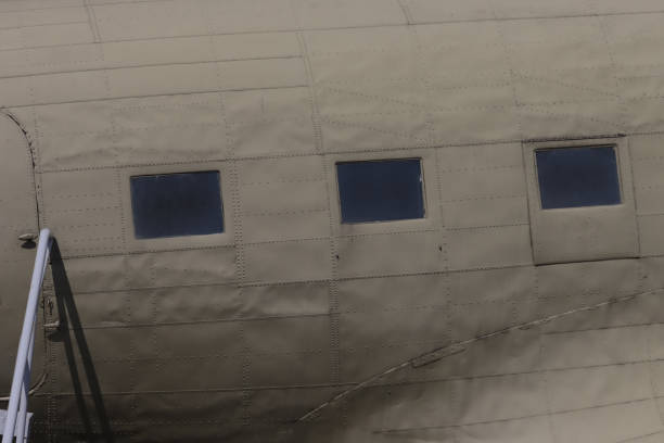 istock The surface of an old military airplane exhibit. 2195528220