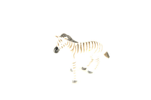istock Close-up of zebra plastic animal 2195548053