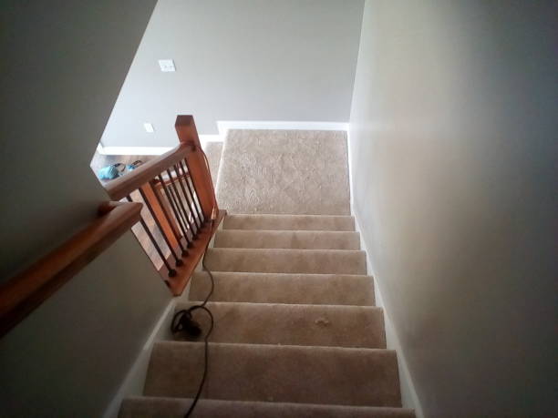 istock New carpet on the stairs 2195548175